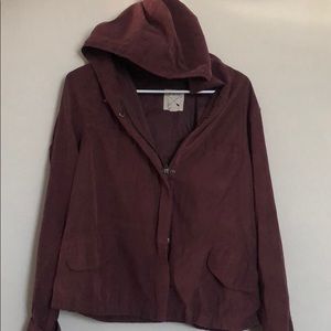 Burgundy Water Resistant Jacket